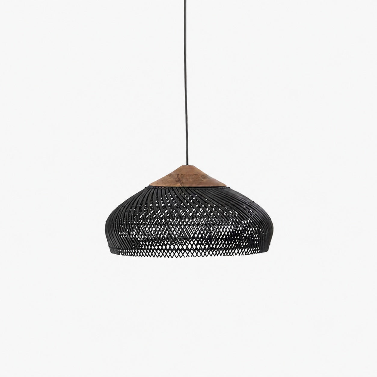 Harp Braided Rattan Pendant Lamp