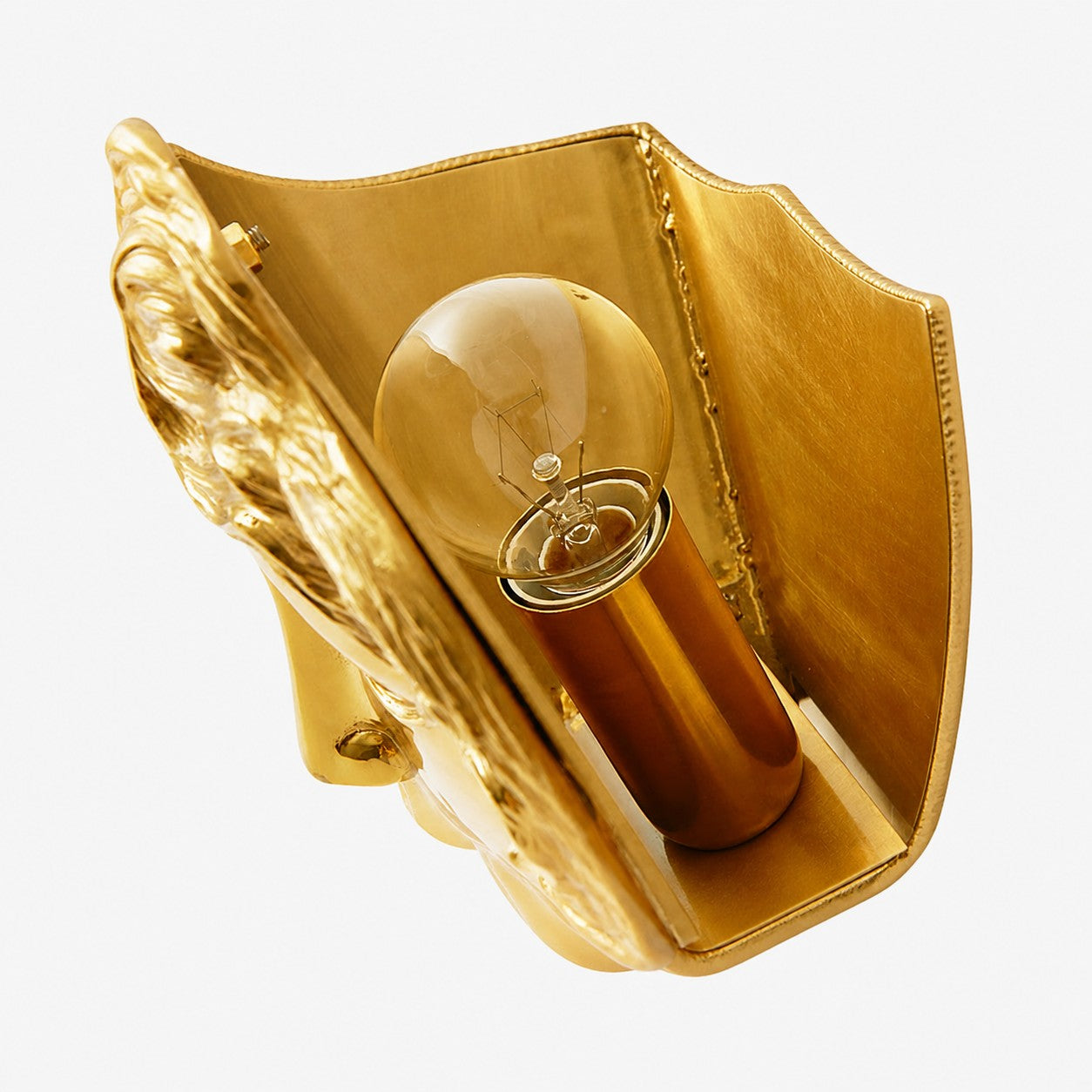 Sphinx Brass Wall Lamp