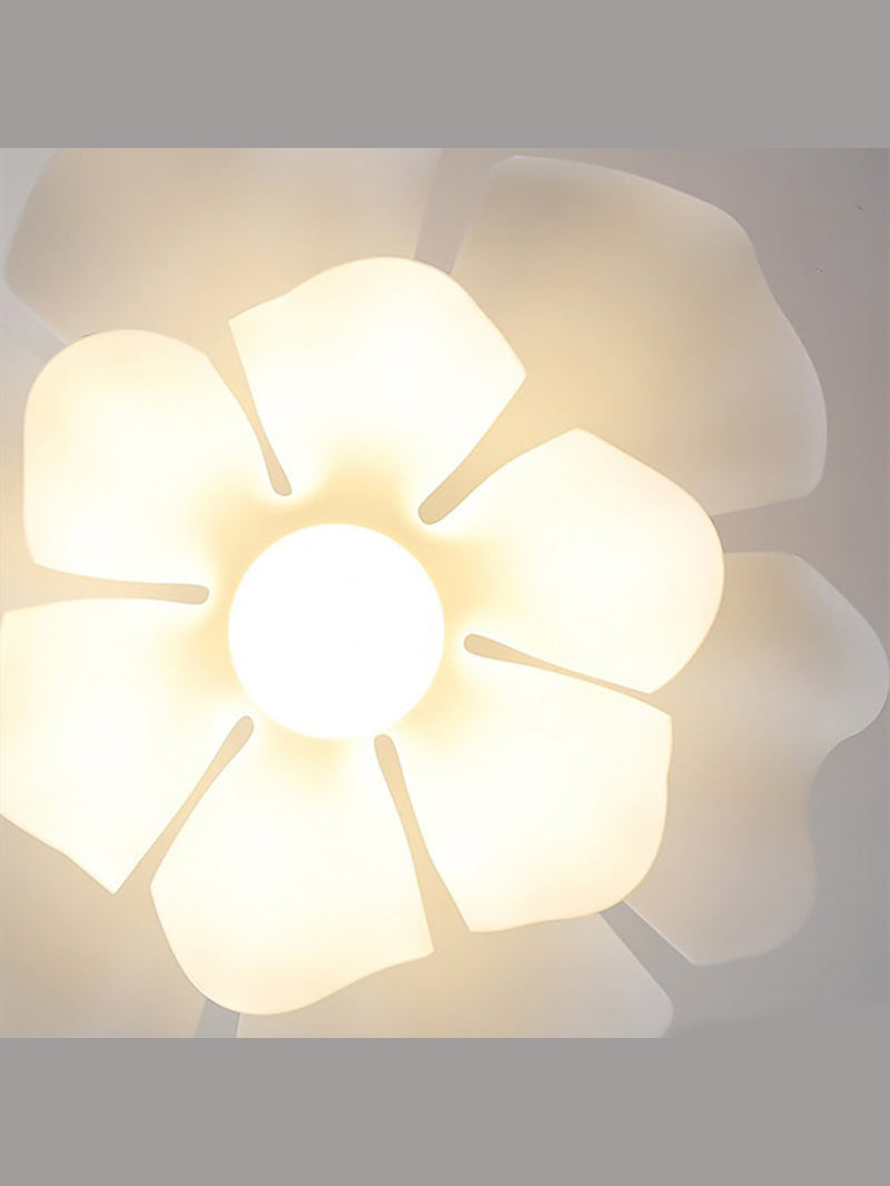 Nordic White Lotus Flower Pendant Light