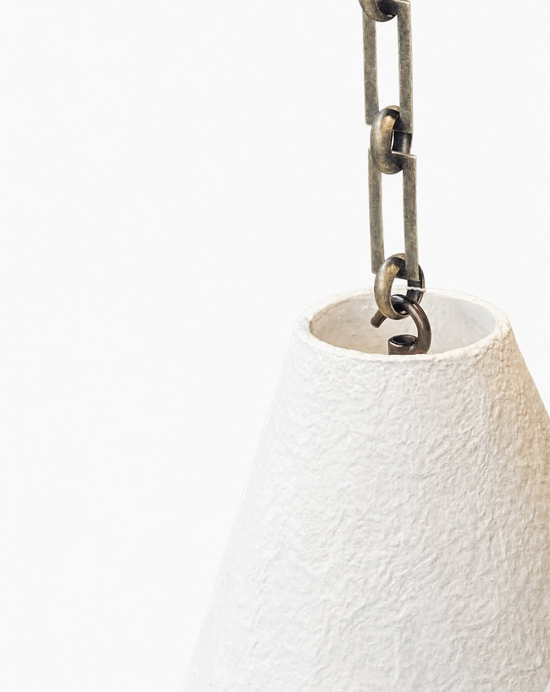 White Plaster Pendant Lamp