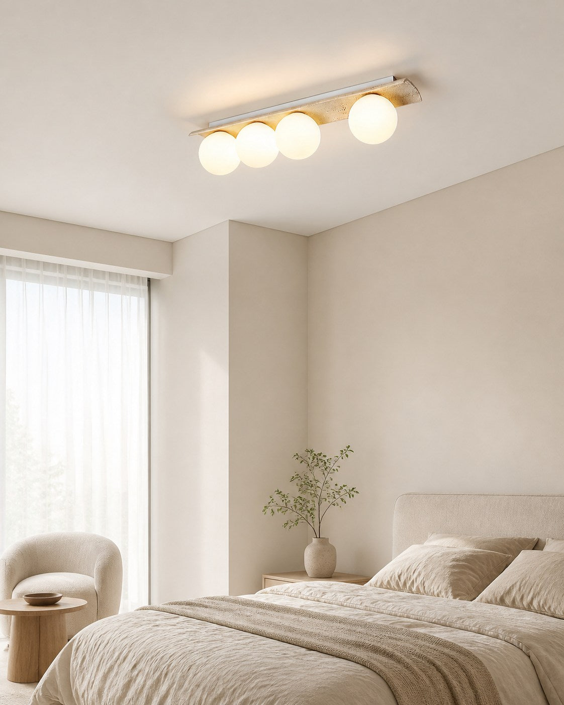 Bianca Globe Ceiling Lamp