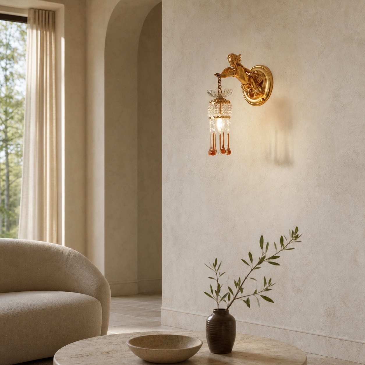 Sabrina Angelic Wall Lamp