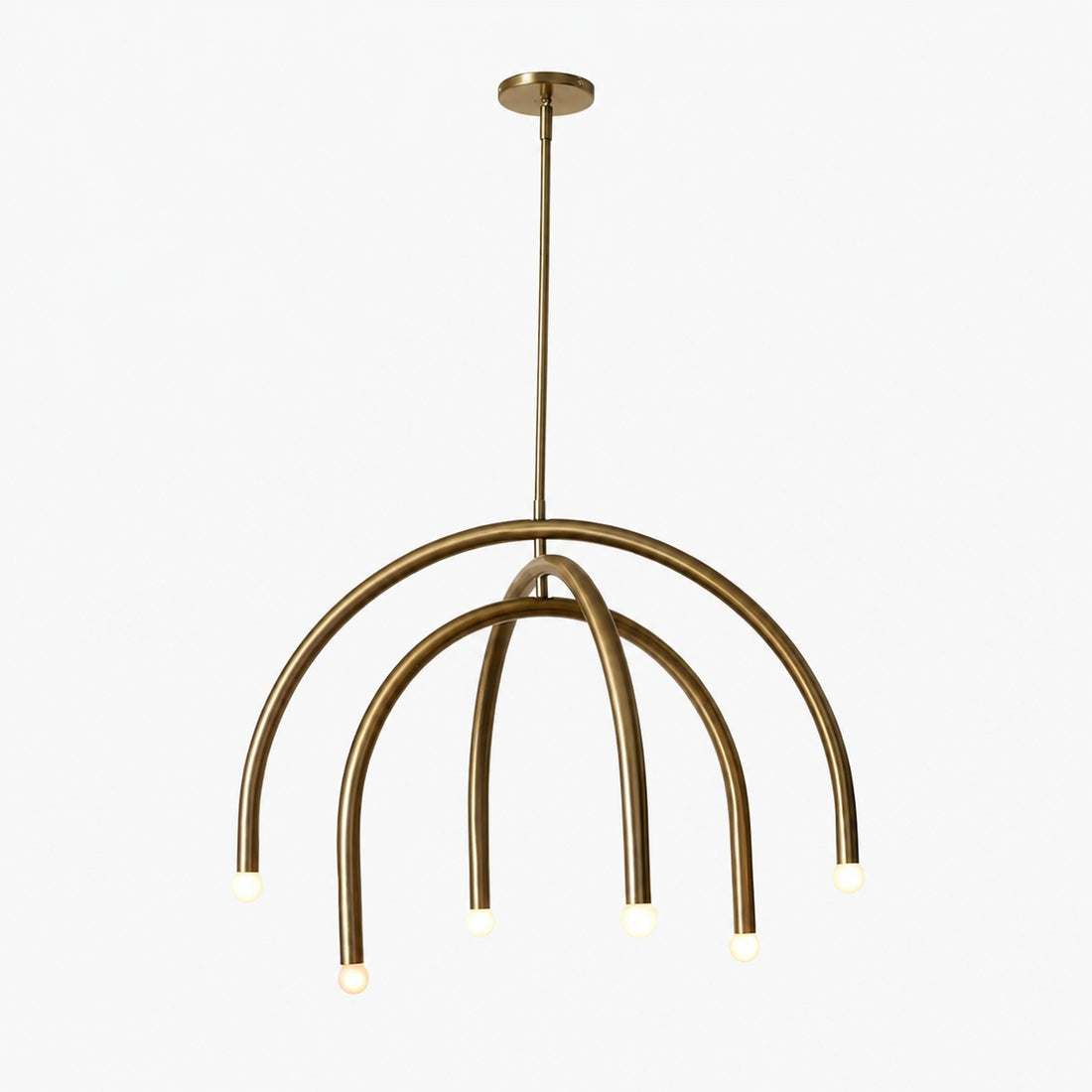 Borvia Arc Chandelier - Simple Modern Rotatable Lamp Arm