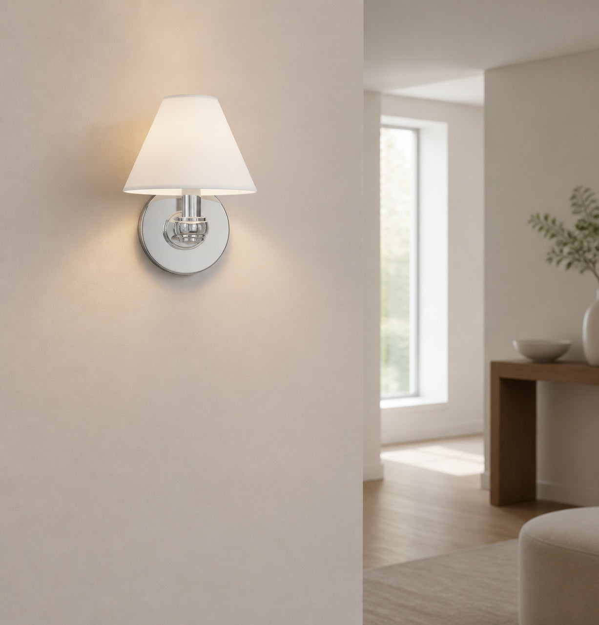 Roven Metal Wall Sconce – Sleek Metal Single or Triple Sconce for Vanity or Bathroom