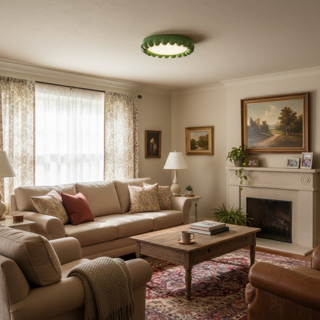 Orilux Sculptural Ceiling Fixture - Resin and Acrylic Lighting for Homes