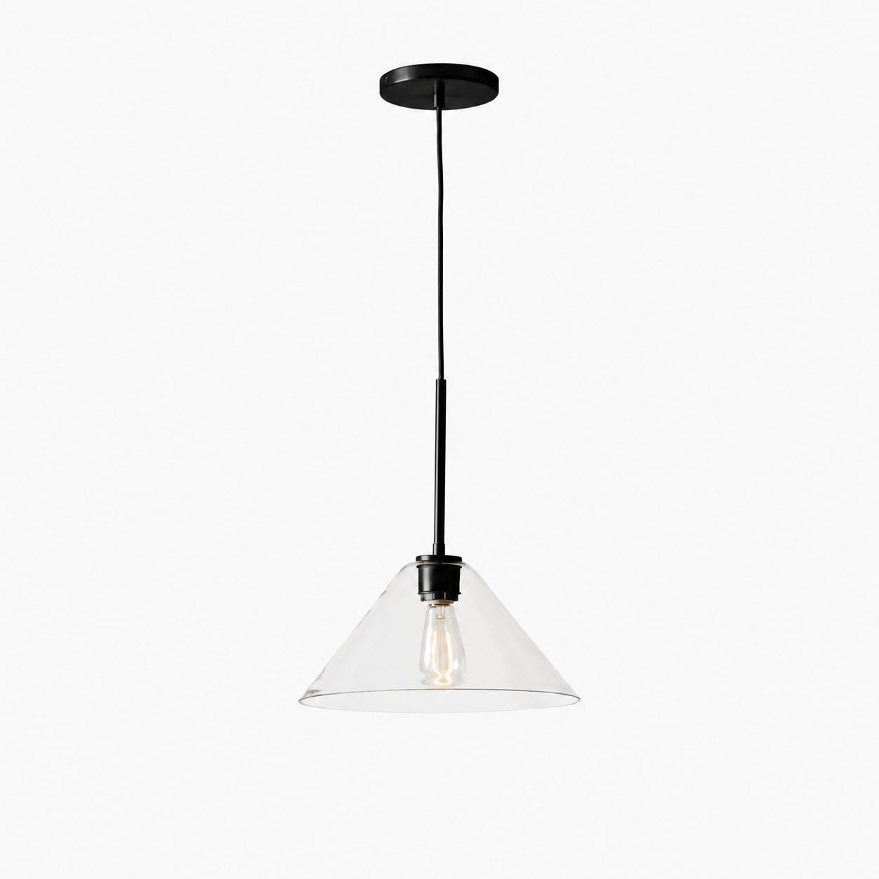 Conica Glass Cone Pendant Lamp – Modern Style Light for Any Room