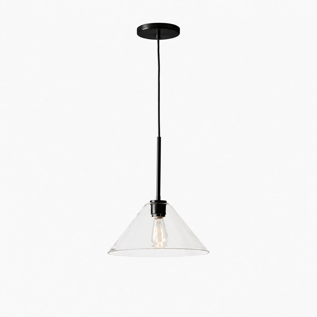 Conica Glass Cone Pendant Lamp – Modern Style Light for Any Room