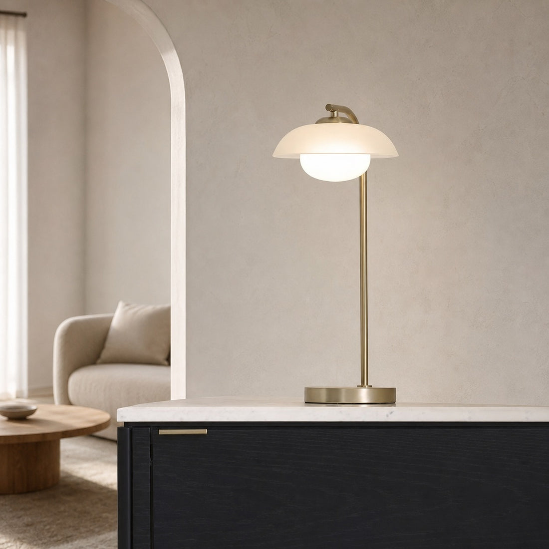 Elorina Perforated Metal Table Lamp – Modern Design