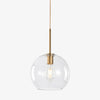 Luma Collection clear globe pendant light