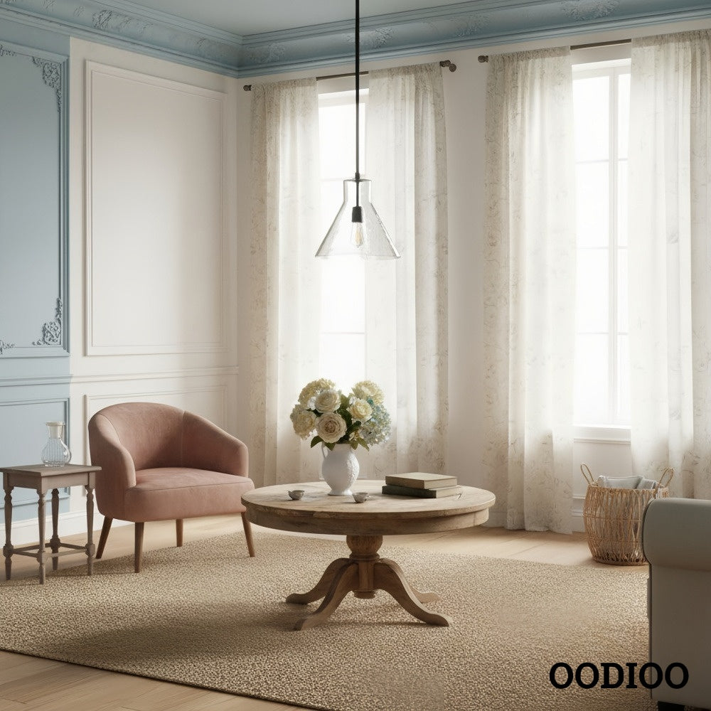 Glavira Industrial Metal Canopy Pendant – Soft Light Diffusing Fixture for Kitchen Islands