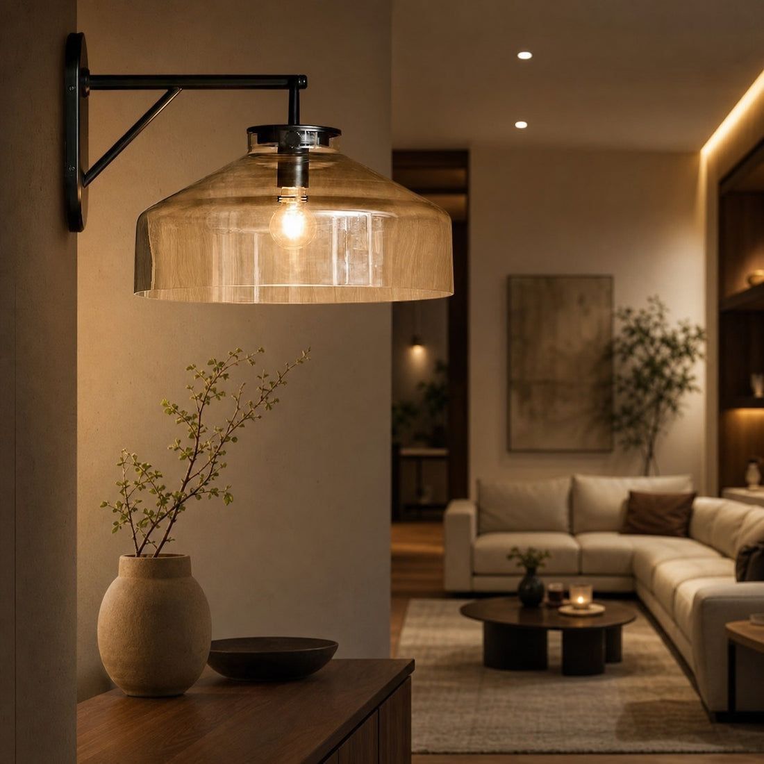 Hanton Minimalist Outdoor Wall Light - Matte Metal Industrial Sconce for Modern Spaces
