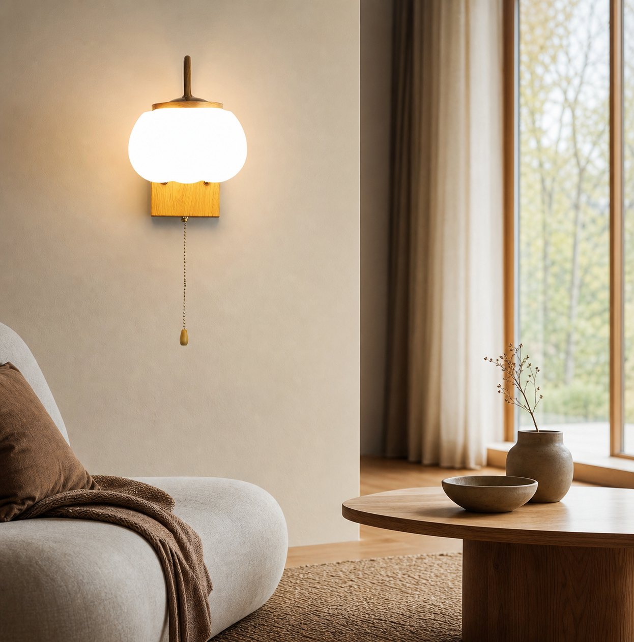 Kapok Flower Wall Lamp