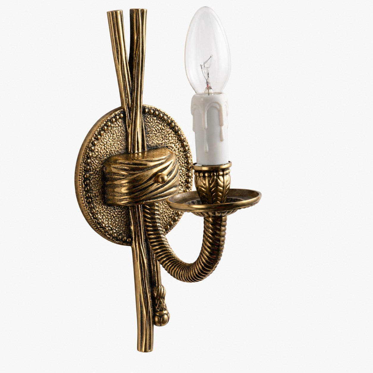 Cast Brass Sconce