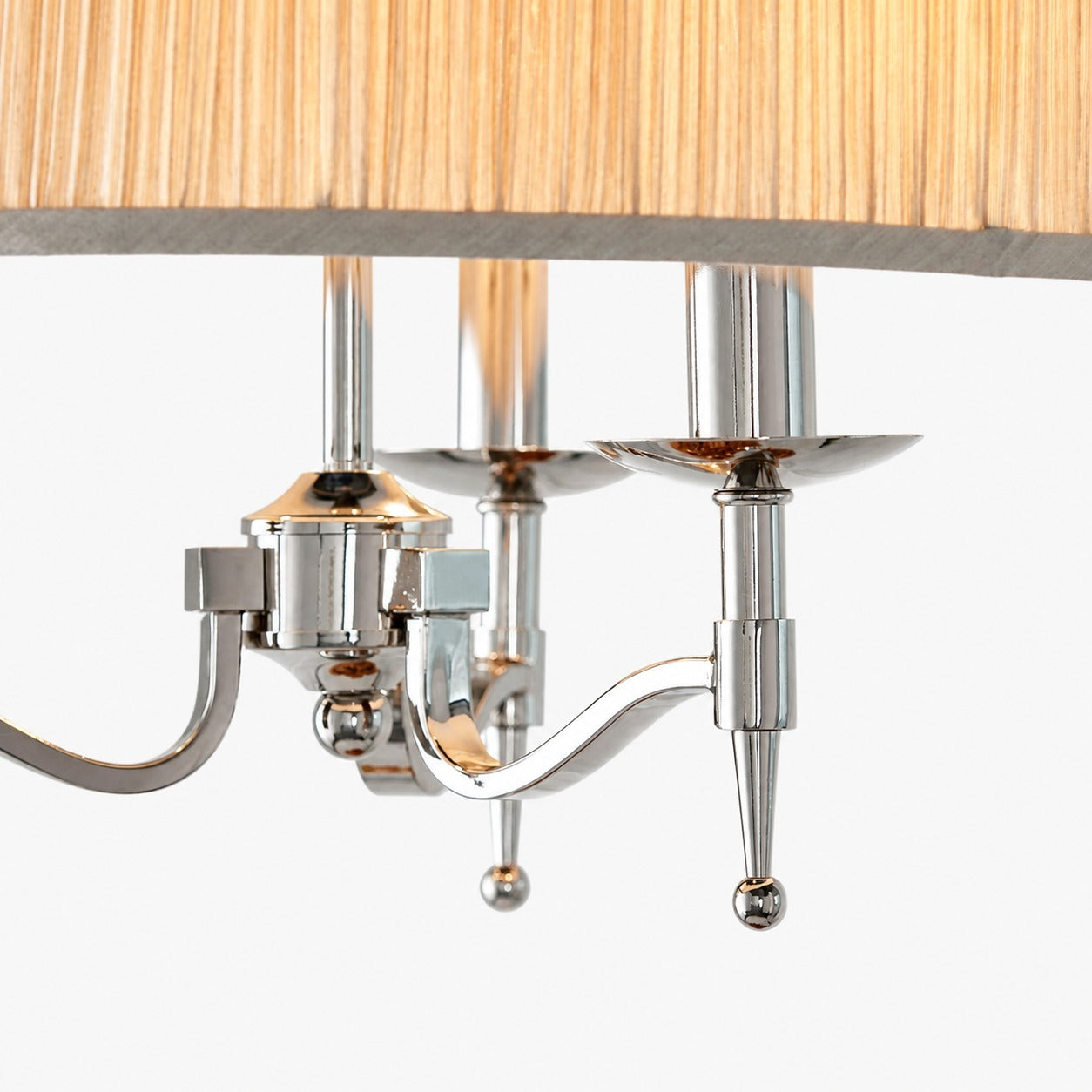 Tela 3-Light Pendant Lamp - Elegant Multi Arm Hanging Light for Living & Dining Spaces