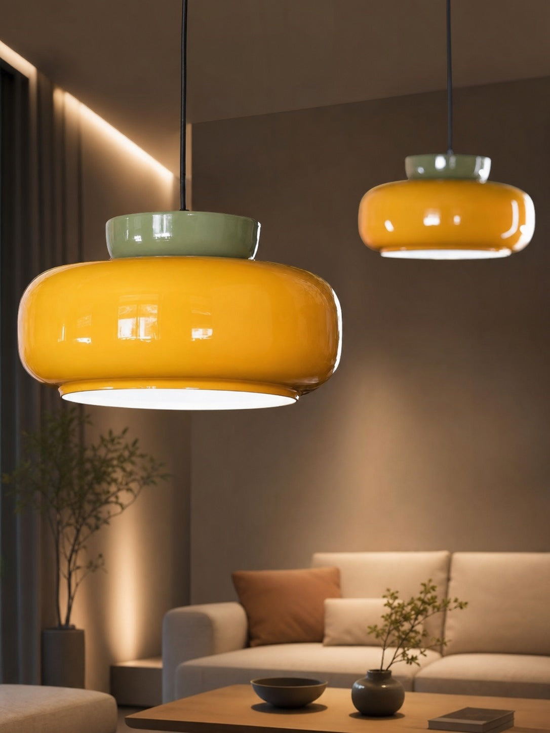 Fiesta Colorful Bowl Shaped Nordic Ceramic Pendant Lamp