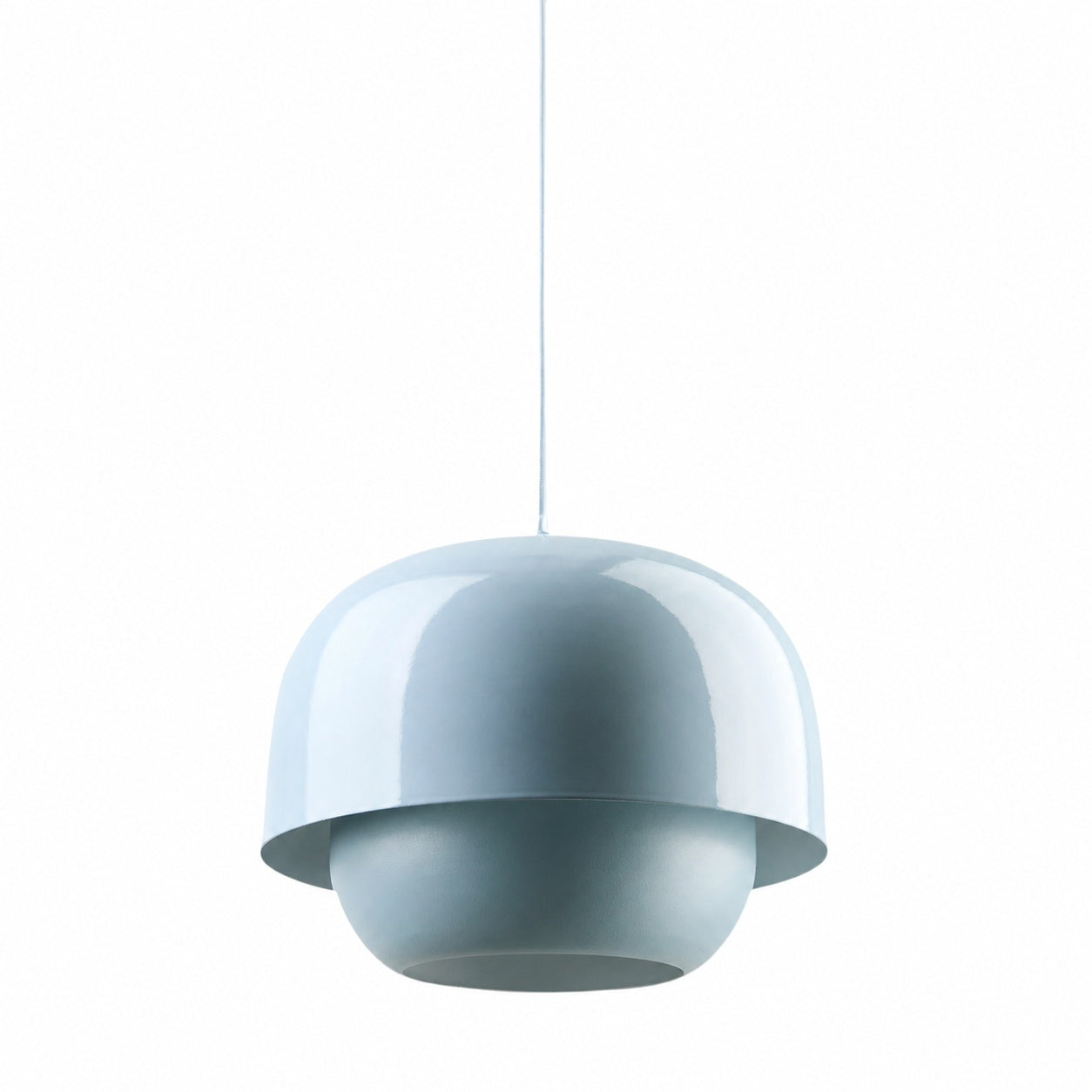 Clinco Retro-Modern Metal Pendant - Dual Shade Dome Light