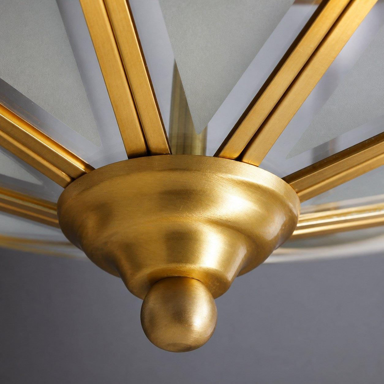 Braleen Antique Lantern Style Flush Ceiling Light – Frosted Glass Design for Living and Bedroom