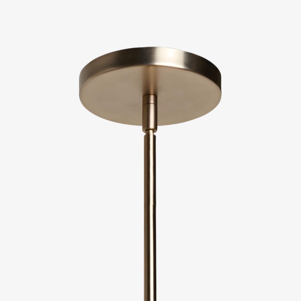 Kysara Linear Chandelier - Curved Lamp Arms and Fabric Shades are Suitable for Living Rooms or Dining Rooms