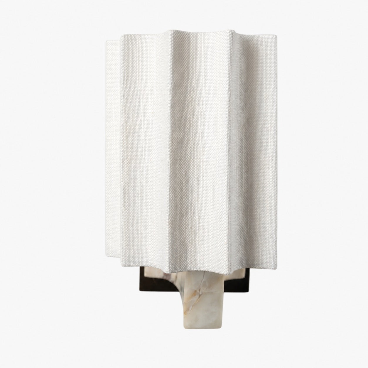 Cavilon Marble Decorative Wall Light – Elegant Linen Form, Suitable for Living Room or Hallway
