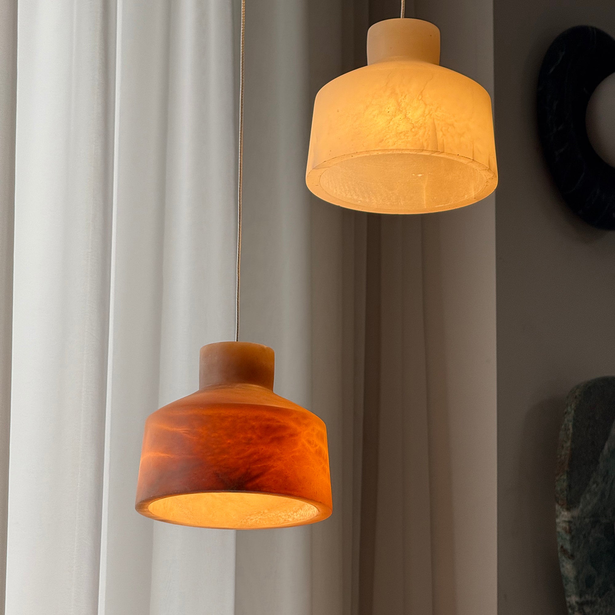 Alabaster Veining Pendant Lamp