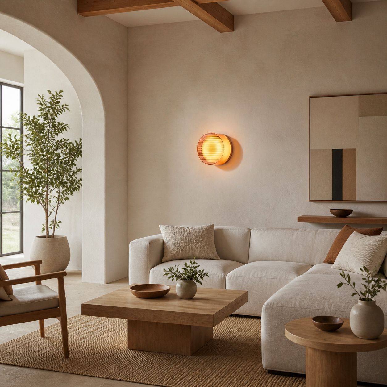 Luminoxis Modern LED Wall Sconce - Stylish Frosted Diffuser Lighting for Hallway Patio