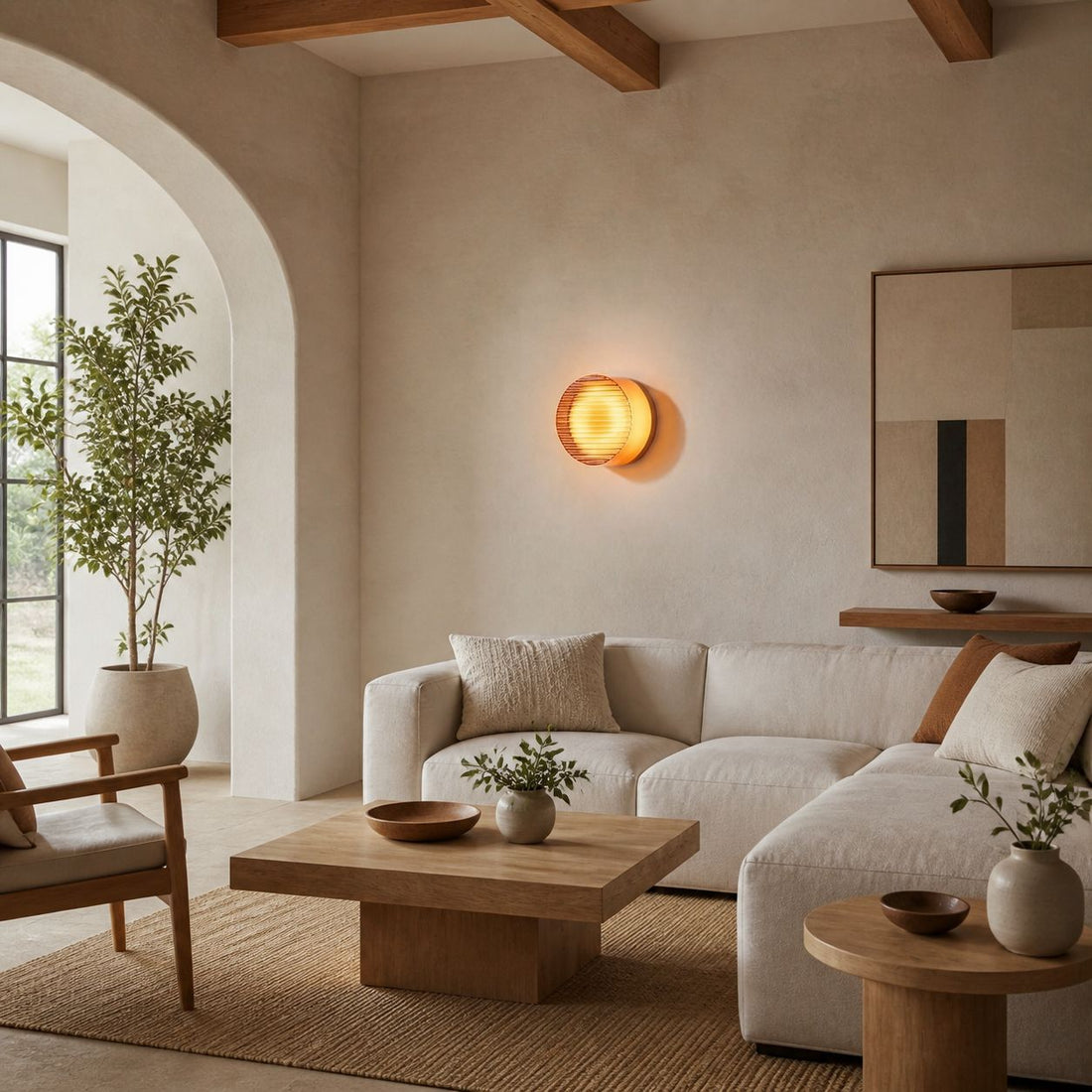 Luminoxis Modern LED Wall Sconce - Stylish Frosted Diffuser Lighting for Hallway Patio