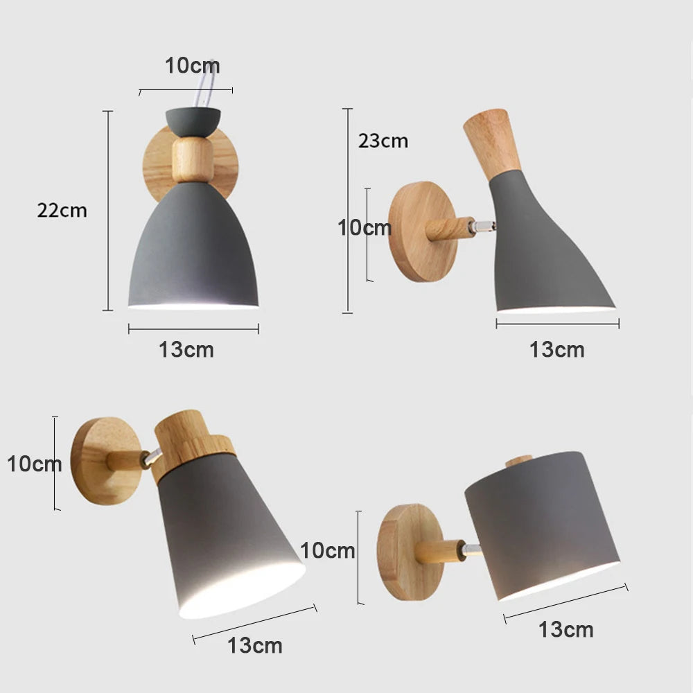 Multi Design Nordic Style Modern Bedside Wall Lights