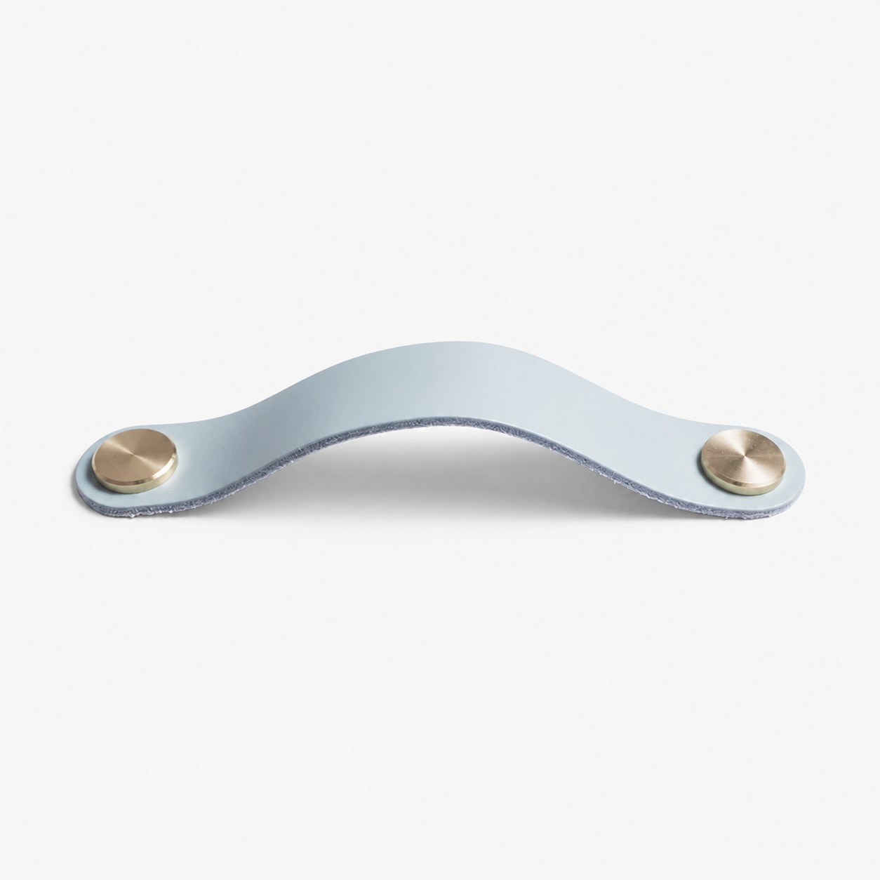 Cowhide leather and brass cabinet pull handle color and size option