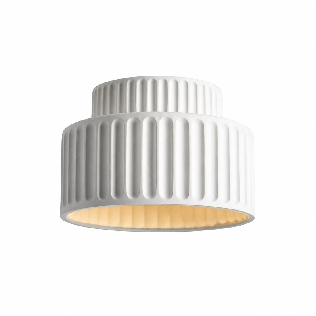 Tierna Bowl Flush Mount Ceiling Light - Soft Sculptural Nordic Form for Entryway