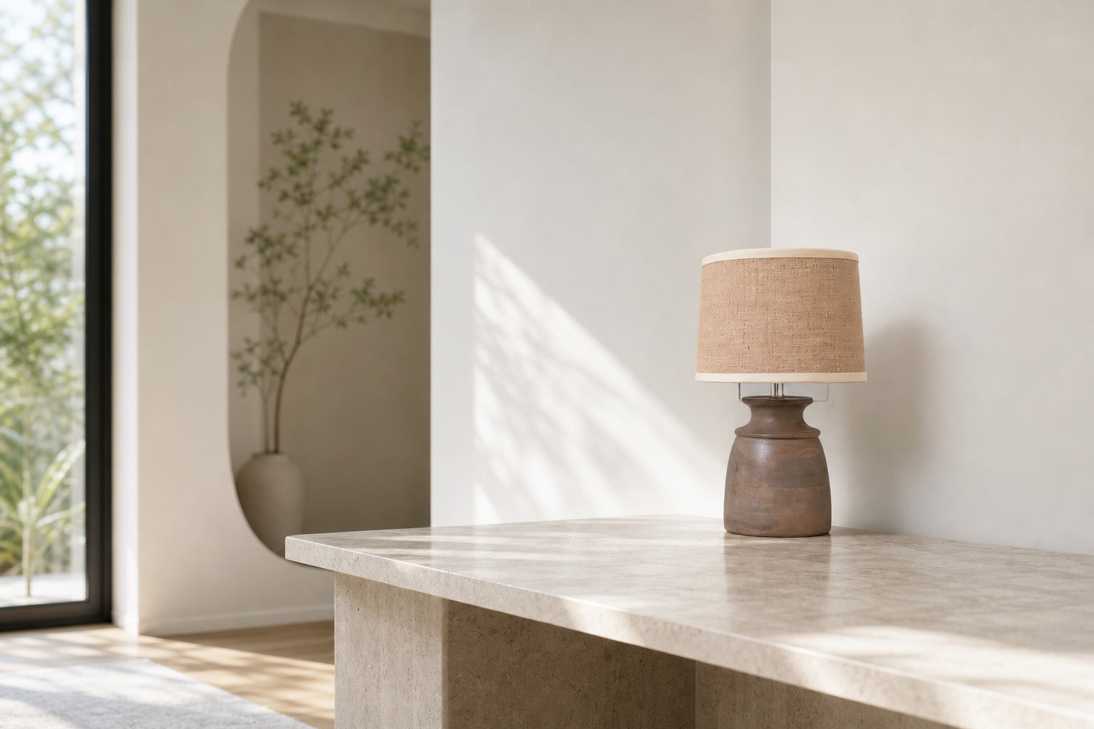 Partone Wood Table Lamp
