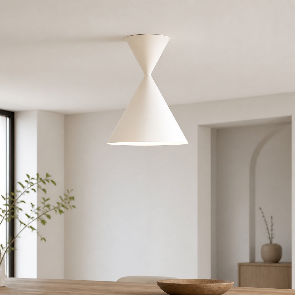Brivana Semi-Flush Ceiling Light - Modern Home Lighting