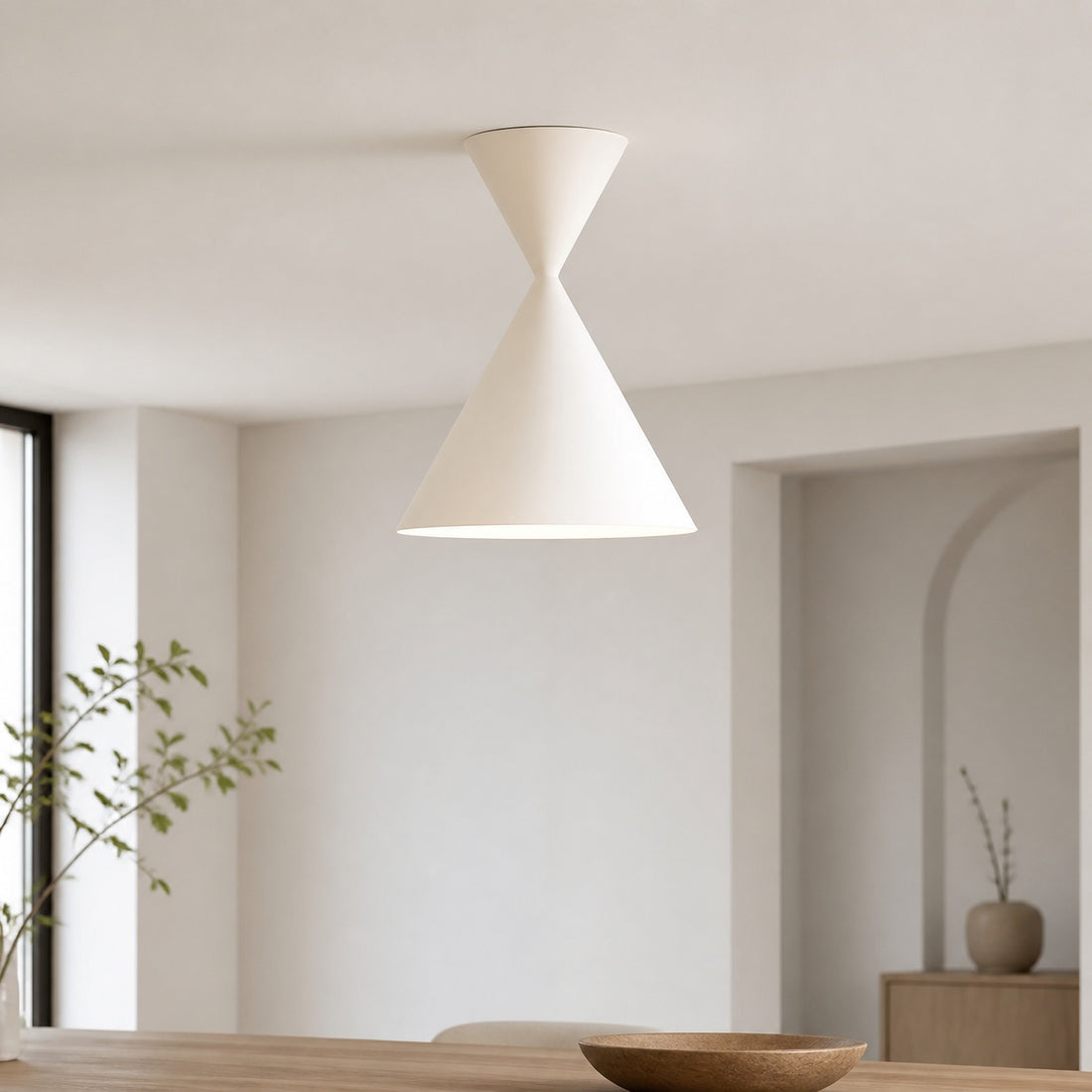 Brivana Semi-Flush Ceiling Light - Modern Home Lighting