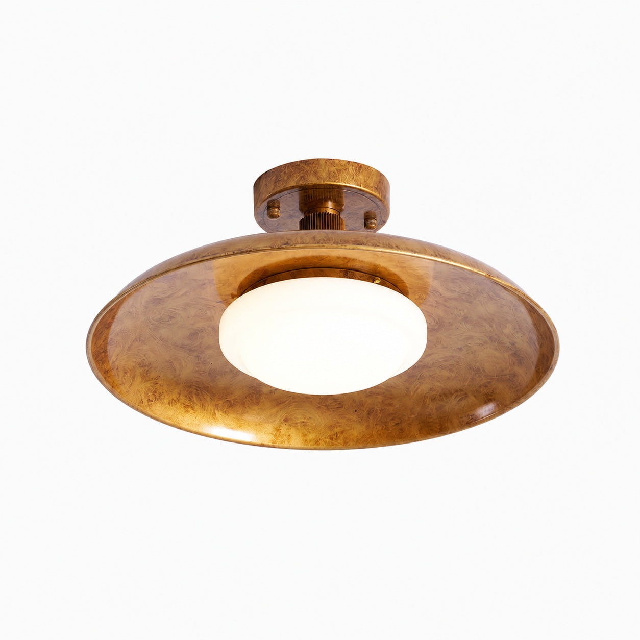 Pot-Lid Style Flat-Panel Ceiling Light