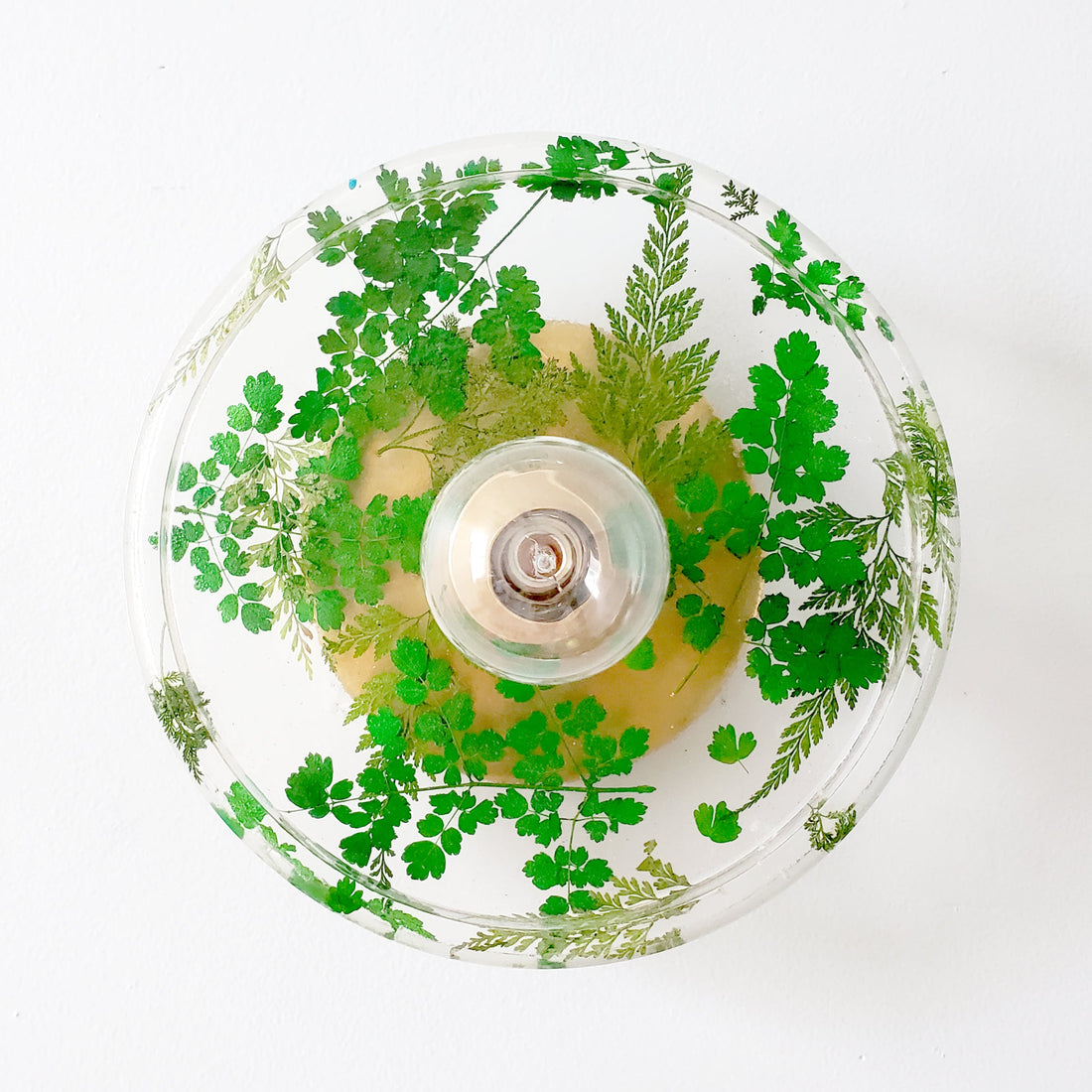 Botanical Wall Sconce - Handmade Resin Leaves Romantic Accent Lighting