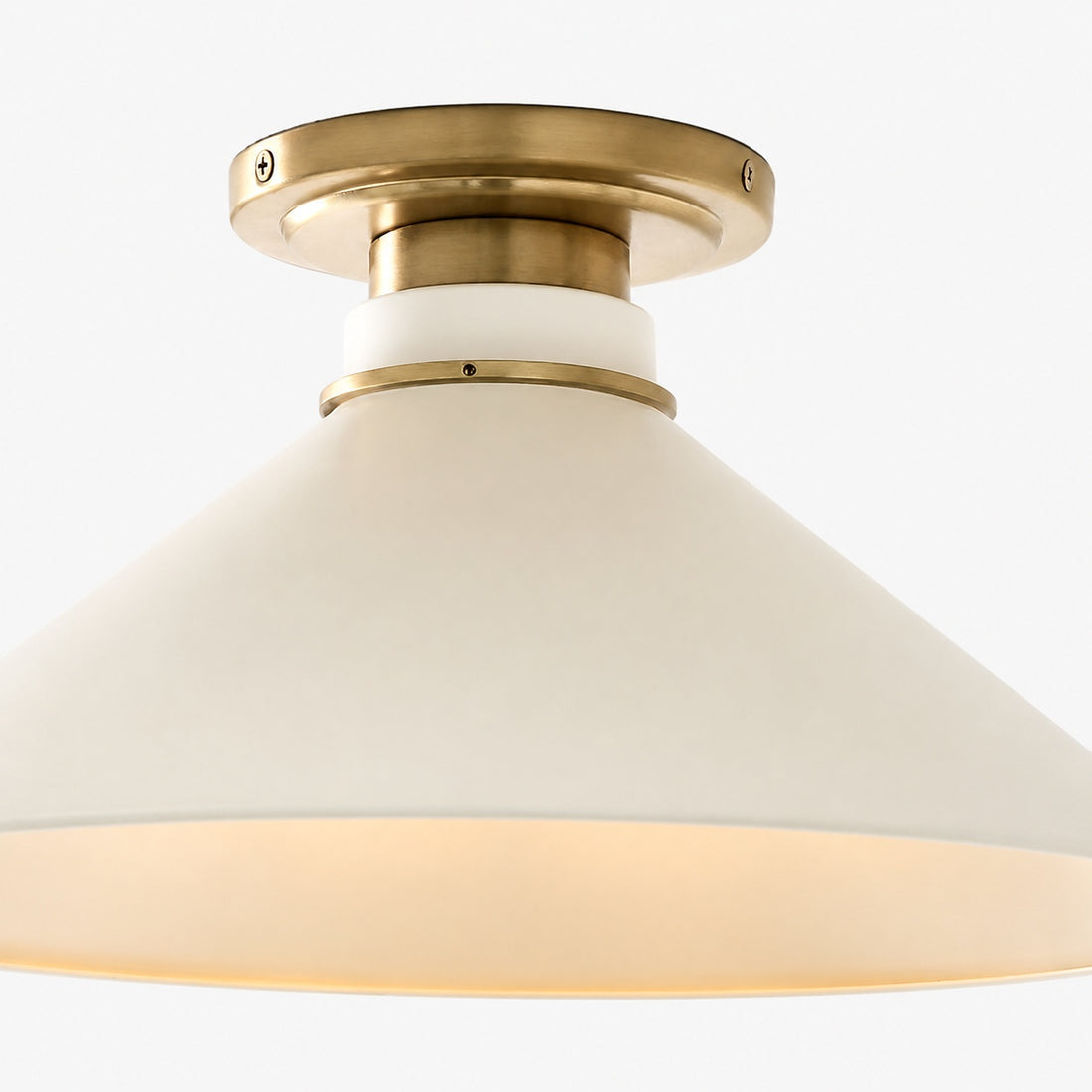 Aurenza Flush Mount – Farmhouse Ceiling Light with Simple Elegant Design