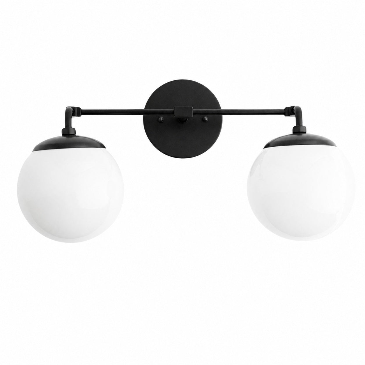 Glorica Glass Wall Sconce - Modern Vintage Vanity Light Fixture