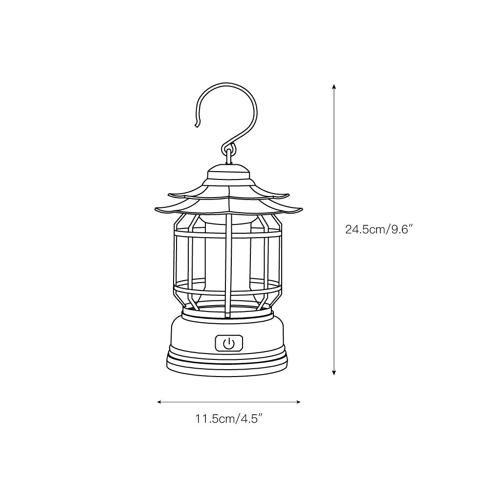 Lantern Outdoor Camping Table Lamp (built-in battery)
