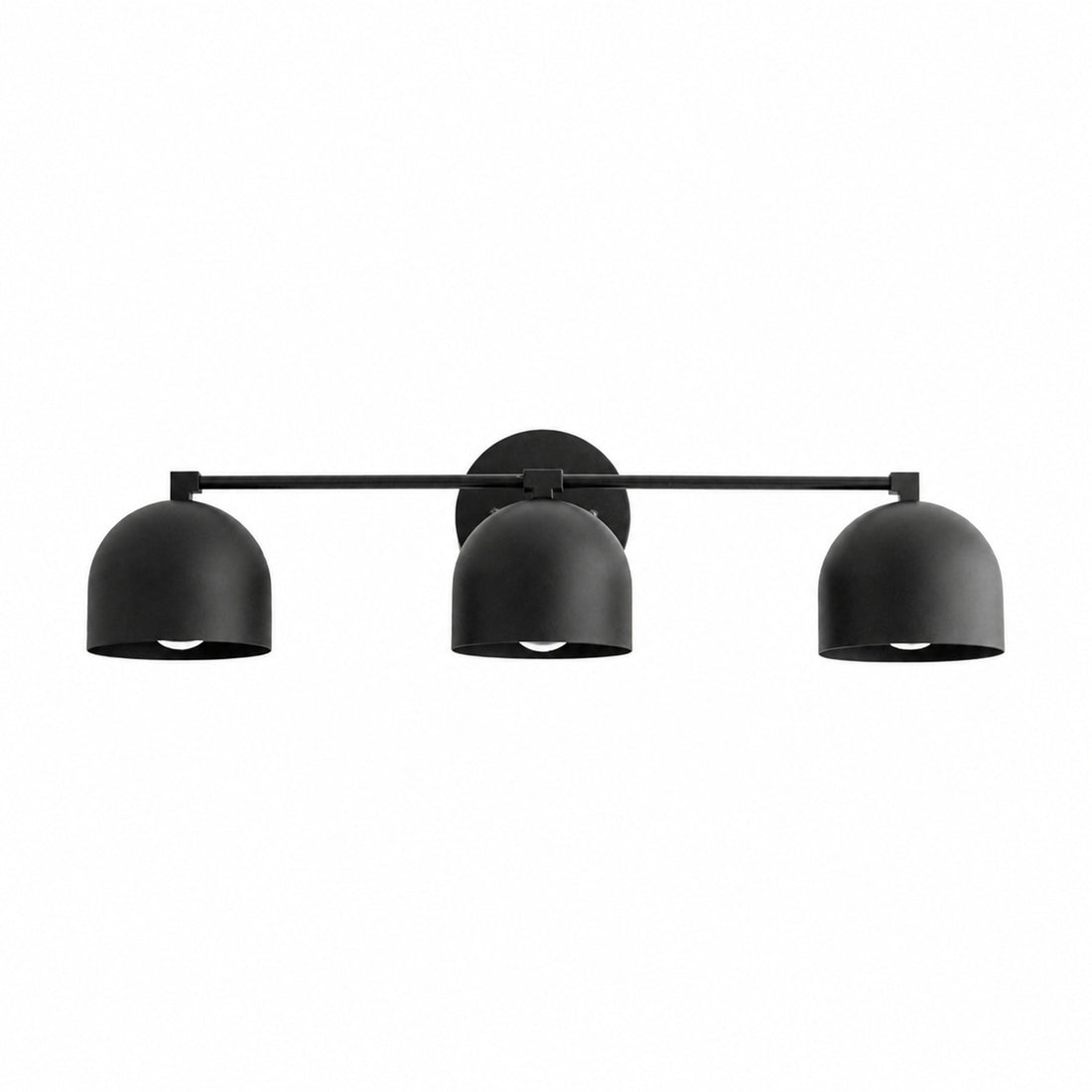 Metio Dome Mid-Century Deep Ball Vanity Lamp - Brass Wall Sconce