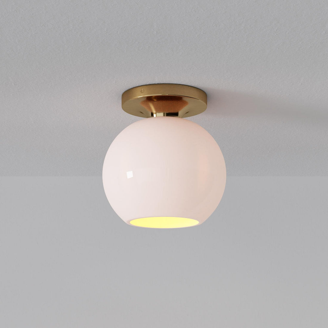 Selvion Modern Globe Pendant Light - Damp-Rated Bathroom Lighting - Luxe Glass Shade
