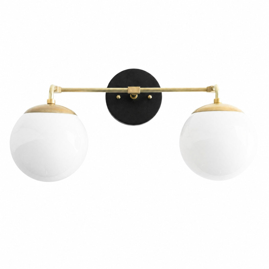 Glorica Glass Wall Sconce - Modern Vintage Vanity Light Fixture