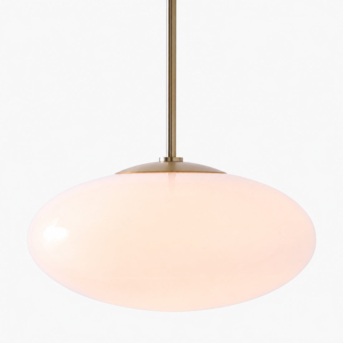 Ovalitus Elegant Oval Pendant Brings Mood Lighting for Kitchen Island
