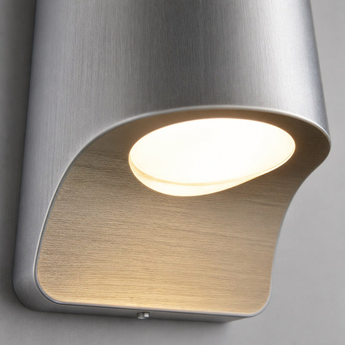Rivathis Minimalist Metal Pewter Wall Lantern — Stylish Porch Fixture Ideal for Entry or Garden