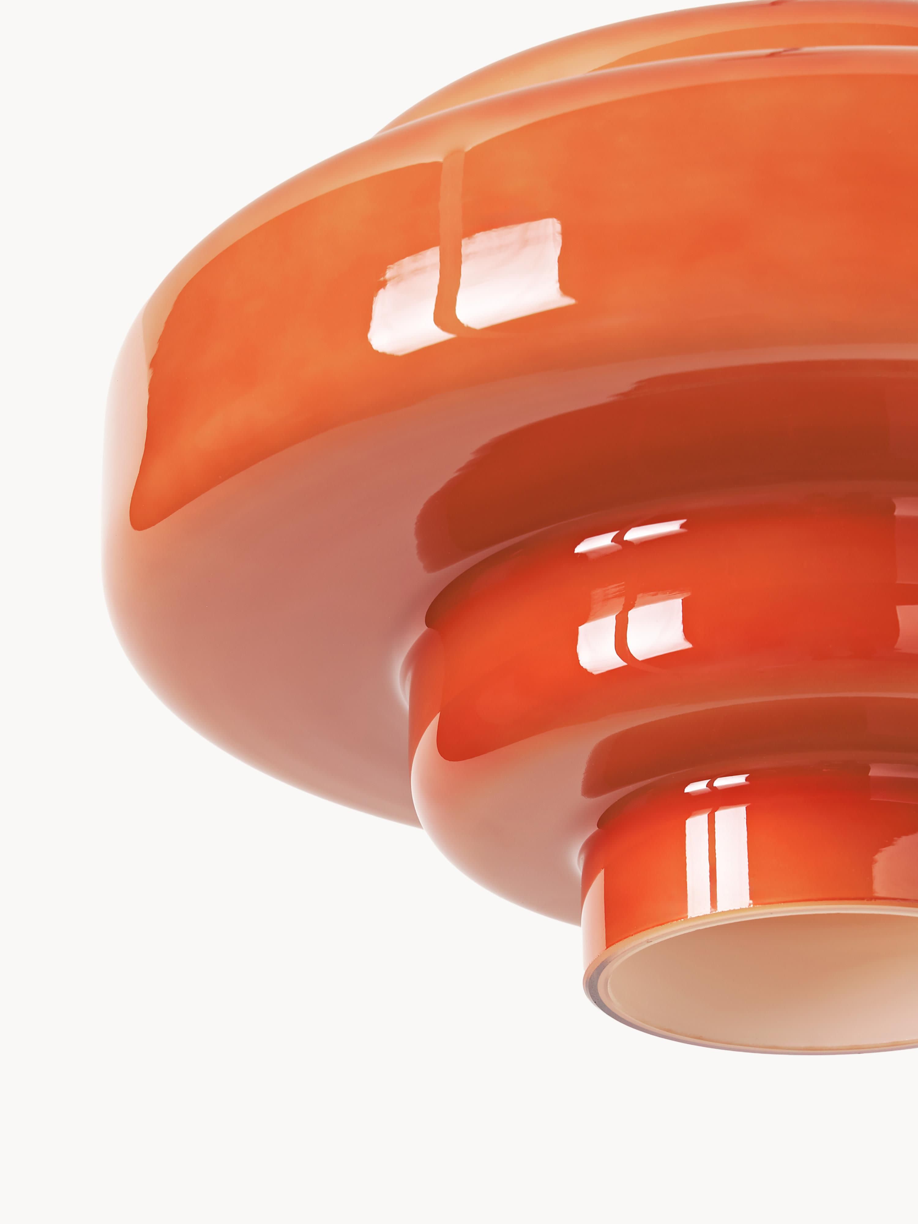 Koloro Elegant Retro Glass Pendant Light – Adjustable Length for Living Room & Hallway