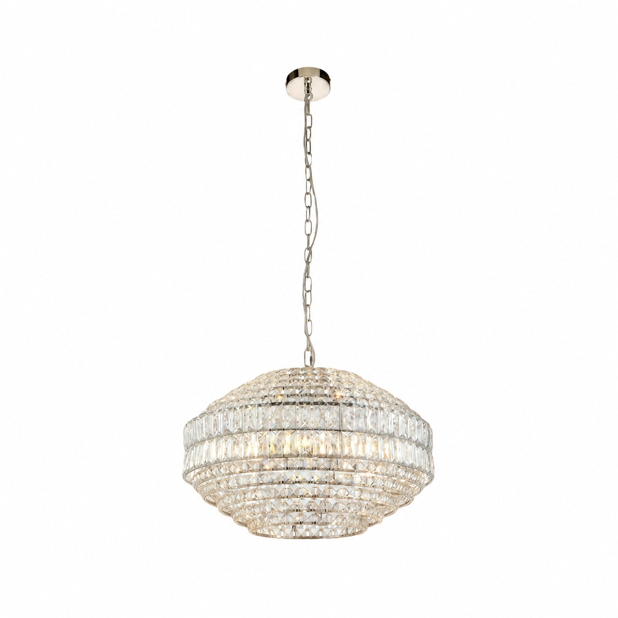 Virelis Style Luxe Crystal Pendant Light – Ambient Lighting for Kitchens & Hospitality Spaces