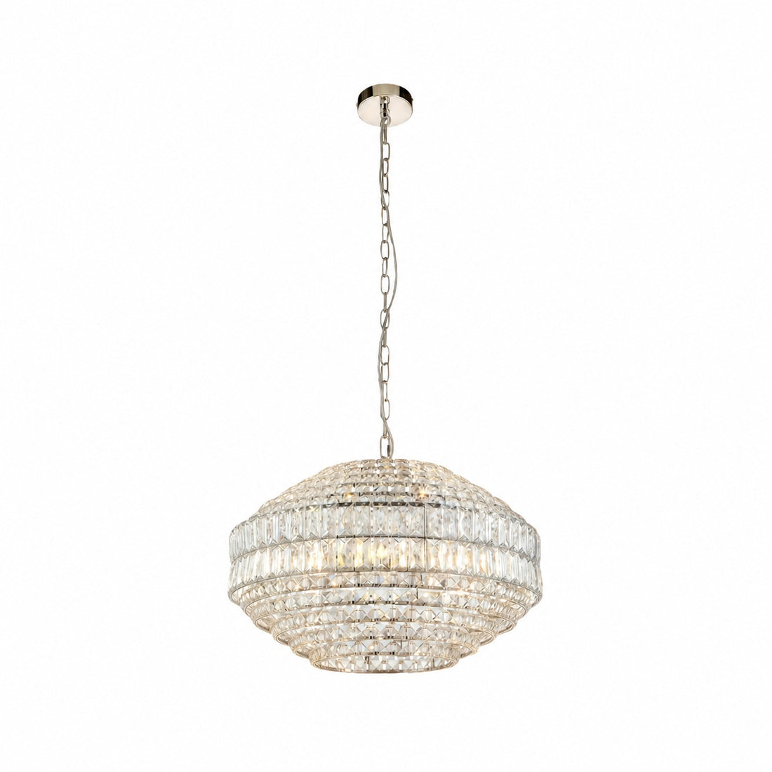 Virelis Style Luxe Crystal Pendant Light – Ambient Lighting for Kitchens & Hospitality Spaces