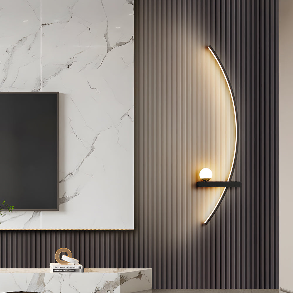 21'' Curved Strip 3 Step Dimming LED Wall Sconce