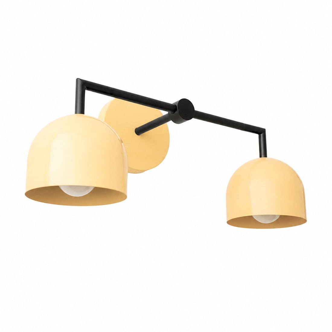 Metio Dome Farmhouse Vanity Wall Light Colorful Metal Sconce