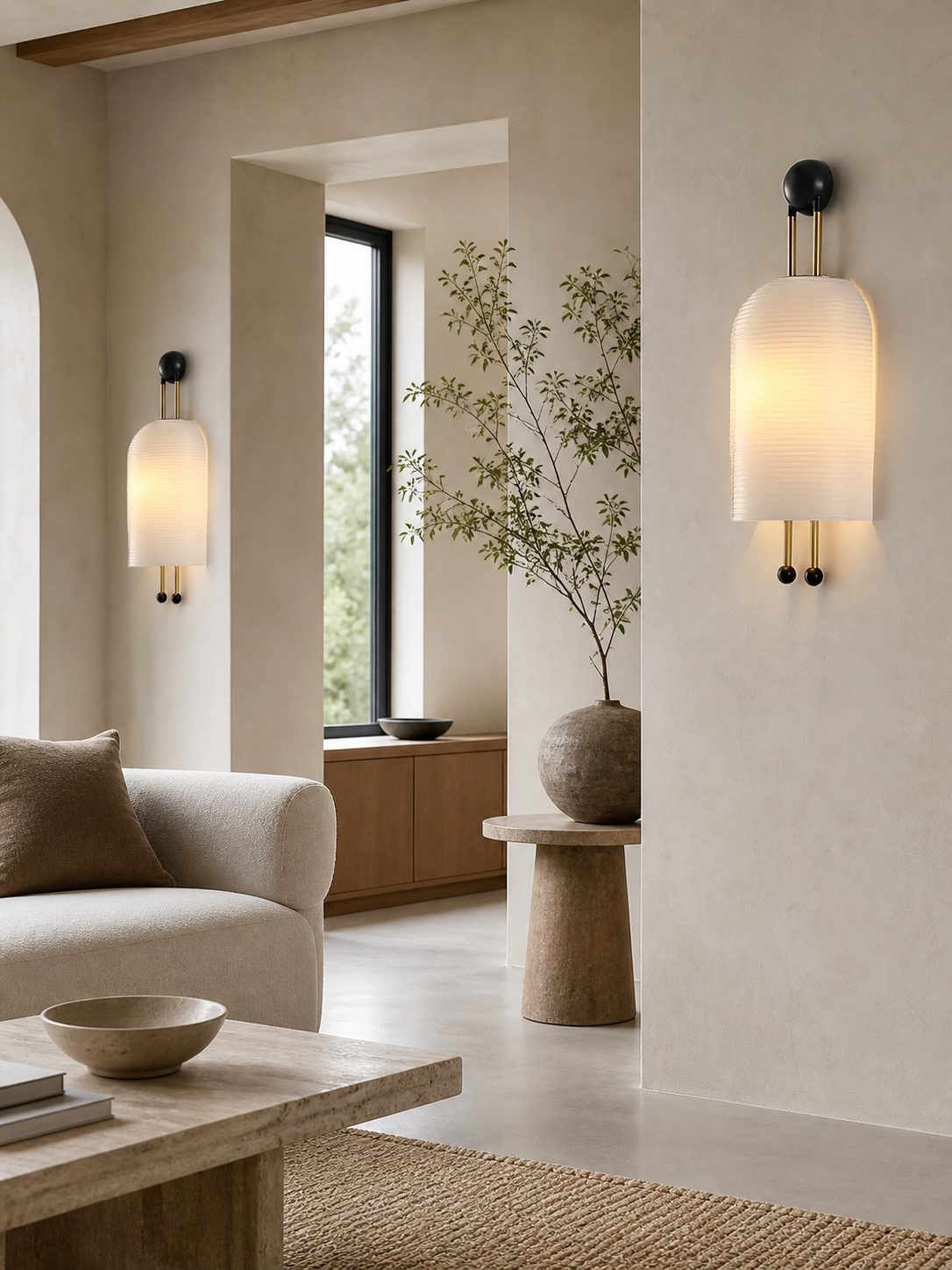 Lantern Glass Sconce