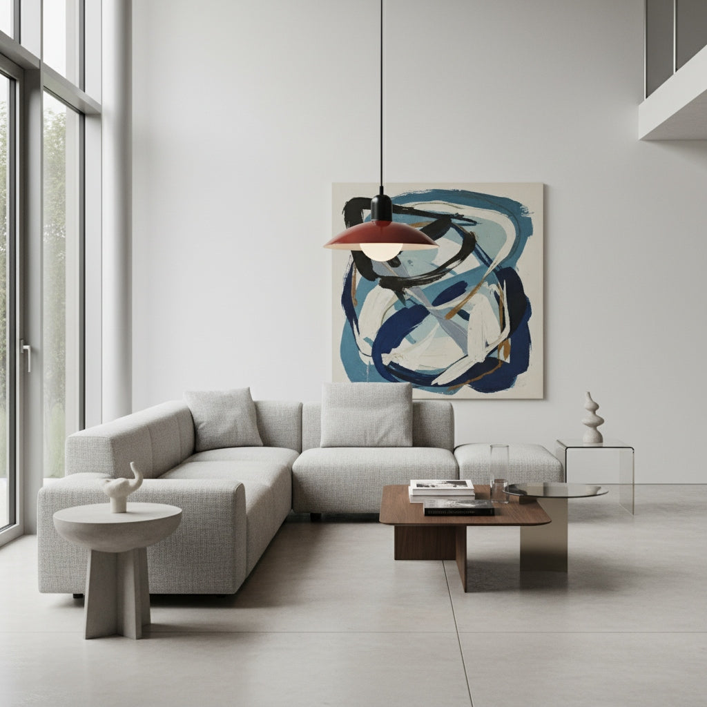 Lirra Creative Macaron Pendant Lamp - Scandinavian Style Iron Lamp for Bedroom & Kids Room