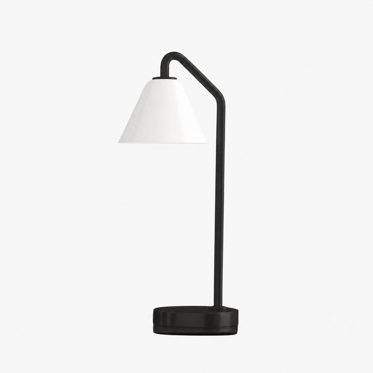 Conica Sculptural Cone Table Lamp - Modern Glass Lighting for Bedroom or Desk